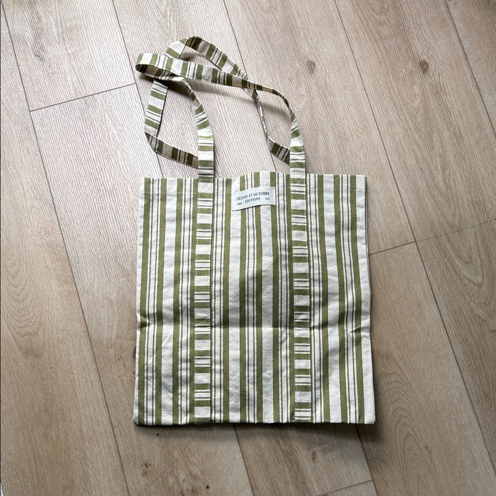 Sezane 14x16 canvas tote